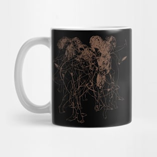 Group women sketches Mug